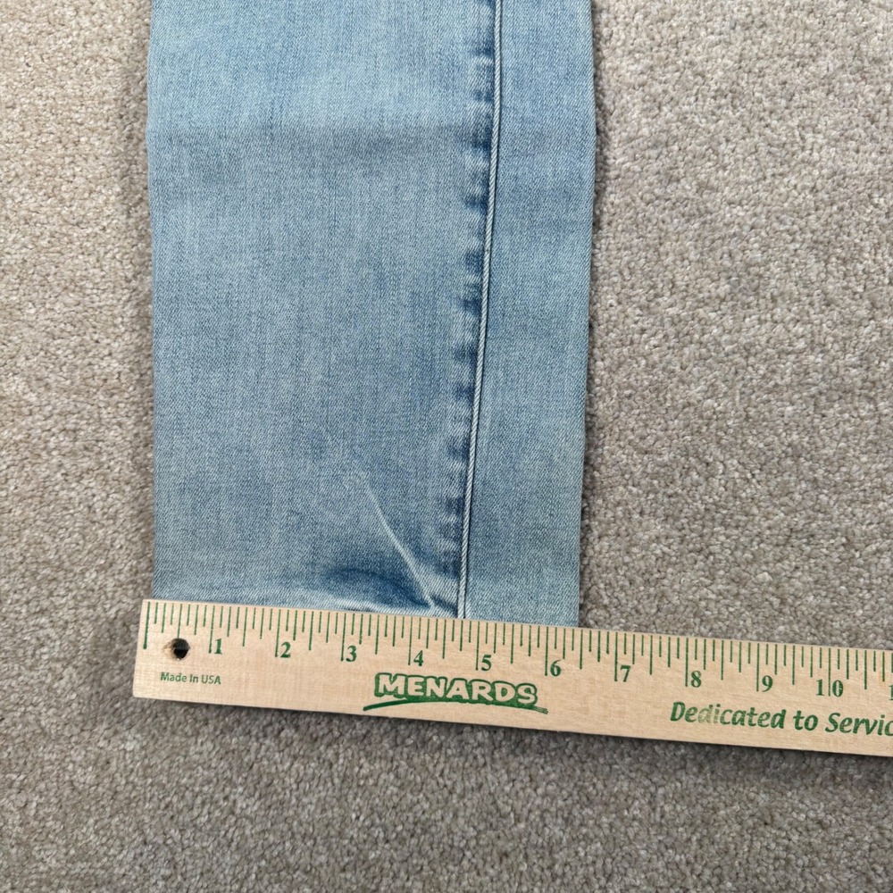 American Eagle Slim Straight Jeans Mens 28x28 (FITS 28x27) Light Wash Flex READ - Picture 11 of 12